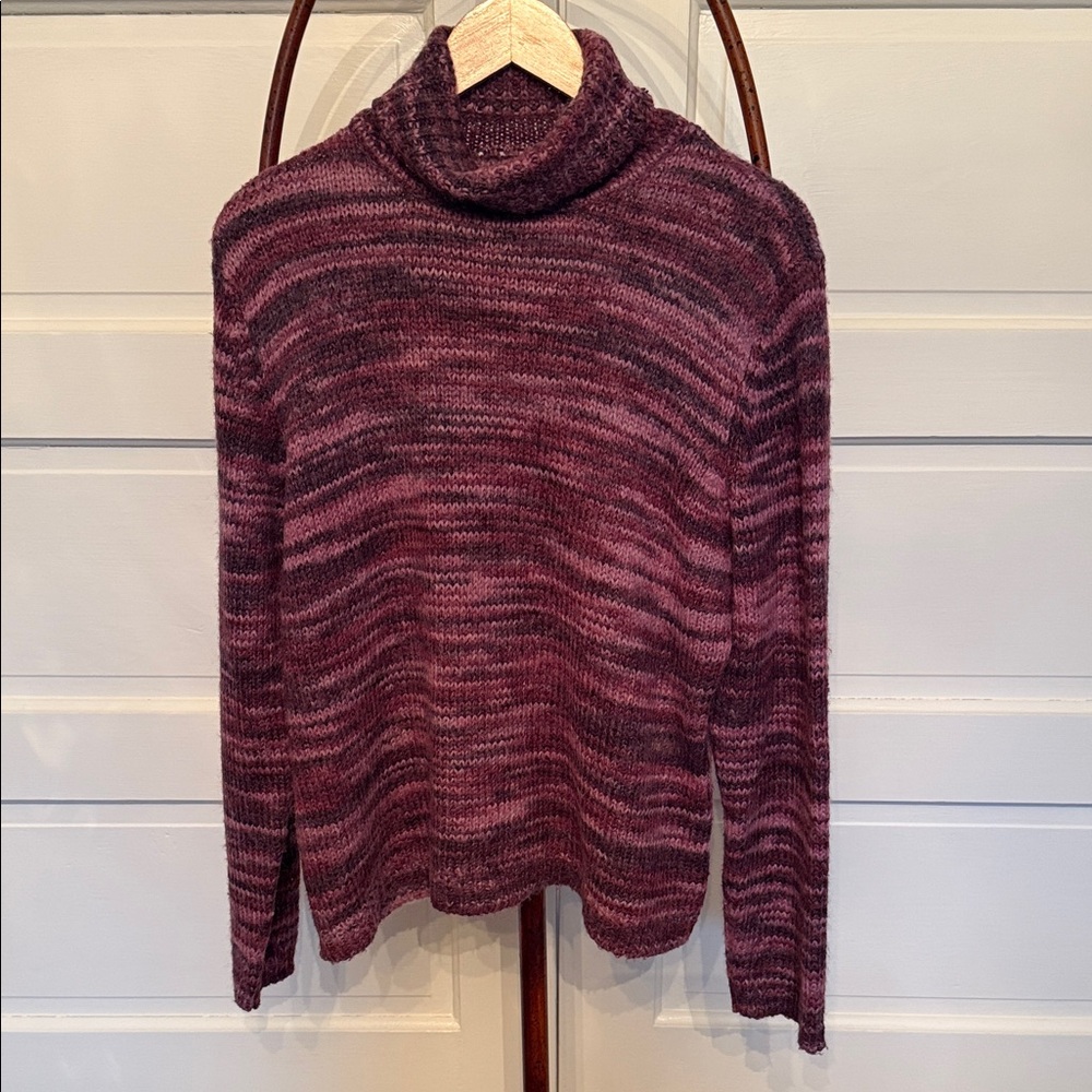Vintage Y2K Mohair Blend Sweater Fuzzy Chunky Knit Slouchy XL